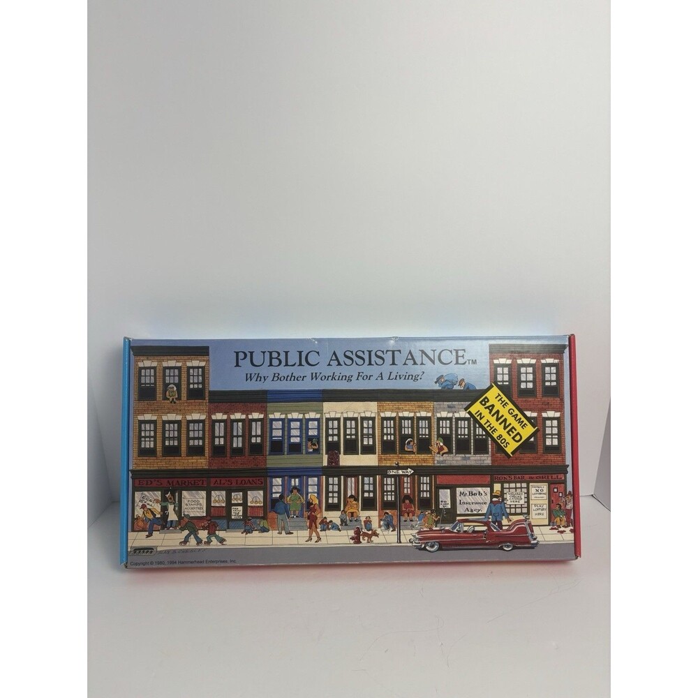 Public Assistance Capital Punishment Board Game Celebrity 2 In 1 Unplayed 1994